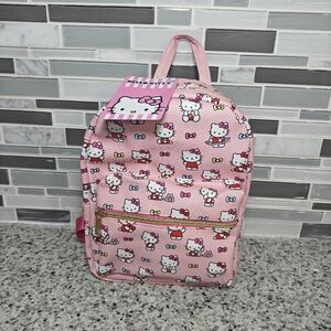 Hello Kitty Mini Backpack By Fast Forward (Pink, bow print)